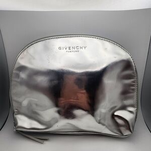 Givenchy Parfums Silver Cosmetic Bag